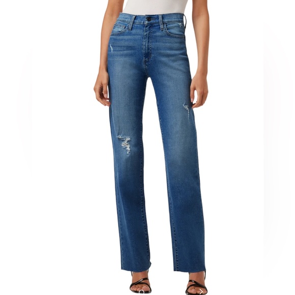 NWT JOES JEANS High Rise Wide Leg Distressed Jeans size 29 - Picture 1 of 5